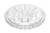 Color Match 20" VGB Unlockable 360 Pebble Top Drain with sump, Built-In Hydrostatic Relief Valve Port, Round, Clear