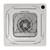 MRCOOL Olympus 4th Gen 9,000 BTU 1 Ton Ceiling Cassette Mini Split Indoor Unit with Decorative Panel R-454B 230V