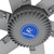 MRCOOL CoolBlade 24 Foot Diameter Commercial Fan - 6 Blades - 240V 60Hz 1 Phase - Gray view 3