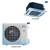Cooper & Hunter Ceiling Cassette 24,000 BTU 2 Ton 22 SEER2 4-Way Ceiling Cassette Ductless Mini Split Heat Pump System R-454B 208/230V | CH-RES24-230VO-CH-RH24MCT