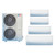 Cooper & Hunter 48,000 BTU 4 Ton 24 SEER2 Wall Mounted Quad Zone Ductless Mini Split Heat Pump System 9K + 12K + 18K + 24K Astoria R-454B 208/230V, model CH-R48MES-AST-9-12-18-24