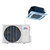 Cooper & Hunter Ceiling Cassette Pro 9,000 BTU 1 Ton 21.6 SEER2 4-Way Ceiling Cassette Ductless Mini Split Heat Pump System R-454B 208/230V | CH-RES09-230VO-CH-RSH09-12MCT