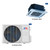 Cooper & Hunter Ceiling Cassette Pro 9,000 BTU 1 Ton 21.6 SEER2 4-Way Ceiling Cassette Ductless Mini Split Heat Pump System R-454B 208/230V | CH-RES09-230VO-CH-RSH09-12MCT