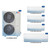 Cooper & Hunter 48,000 BTU 4 Ton 24 SEER2 Wall Mounted Quad Zone Ductless Mini Split Heat Pump System 9K + 12K + 12K + 24K Astoria R-454B 208/230V, model CH-R48MES-AST-9-12-12-24 - view 2
