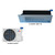 Cooper & Hunter One-Way Cassette 12,000 BTU 1 Ton 22.1 SEER2 One-Way Ceiling Cassette Ductless Mini Split Heat Pump System R-454B 208/230V | CH-RES12-230VO-CH-RSH06-12MCT1W