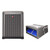 Rheem 6.5 Ton 11.2 EER Commercial Air Conditioner Split System, 460V 3-Phase, with Belt Drive VFD Commercial Air Handler, R454B | RACY2078DAZ RHCYA2090DAS