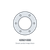 Sunstar 42921000 Tube Flange Gasket 6-Hole - generic product illustration
