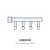 Sunstar 43862040 Gas Manifold (4 Outlets) - generic product illustration