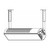 Sunstar 44560352 black wall/ceiling telescopic mounting bracket kit for glass patio heaters