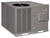 Rheem 3 Ton 13.4 SEER2 81% AFUE 80,000 BTU Gas Electric Air Conditioner Package Unit R545B Refrigerant | Endeavor Line Classic Series | RGEAYB036AJT08XNA