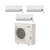Mitsubishi Electric 36,000 BTU 17.6 SEER2 Tri Zone Wall Mounted Ductless Mini Split Heat Pump System 9+12+12 R454B Refrigerant | MXZ-5D36NL-MSZ-GX09NL-MSZ-GX12NL-MSZ-GX12NL