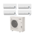 Mitsubishi Electric 36,000 BTU 17.6 SEER2 Quad Zone Wall Mounted Ductless Mini Split Heat Pump System 6+9+9+9 R454B Refrigerant, model MXZ-5D36NL-1-MSZ-GX06NL-3-MSZ-GX09NL