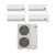 Mitsubishi Electric 48,000 BTU 17.6 SEER2 Quad Zone Wall Mounted Ductless Mini Split Heat Pump System 6+9+12+18 R454B Refrigerant | MXZ-SM48NL-MSZ-GX06NL-MSZ-GX09NL-MSZ-GX12NL-MSZ-GX18NL