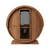 Mr. Steam 1 to 4 Person Round Outdoor Sauna 6’ x 7’ 9kW The Barrel Haus Collection | MSBS67AC9C1