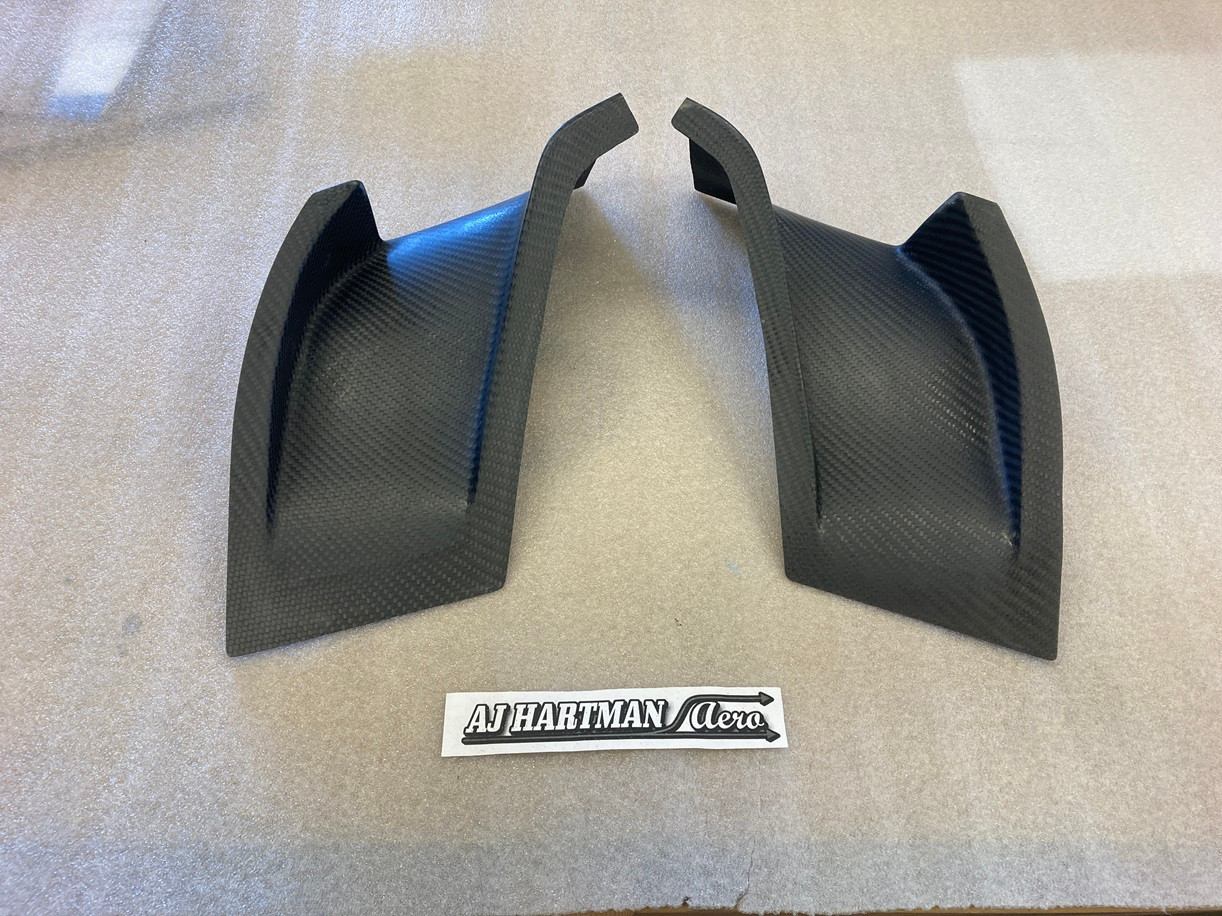 Small Curved Splitter Tunnels (Front Diffusor) - AJ Hartman Aero