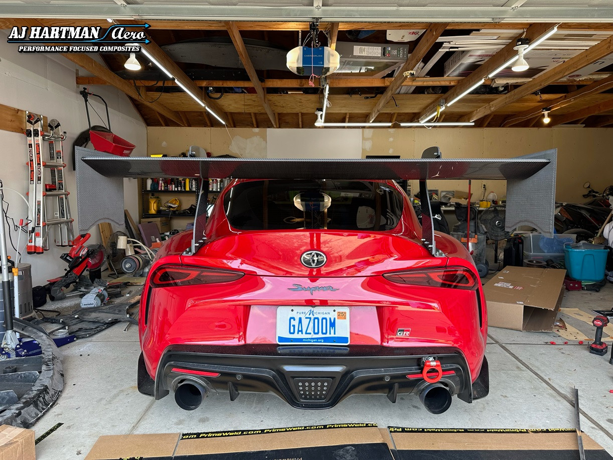 A90 Supra Apex 8 Wing Kit - AJ Hartman Aero