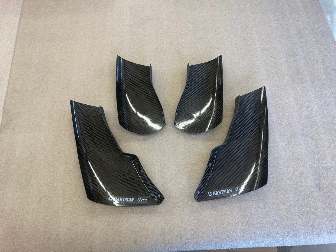 MUSTANG ChristianDior ARTDELATABLE 4枚セット 15-17 Mustang HD Canards - AJ Hartman Aero