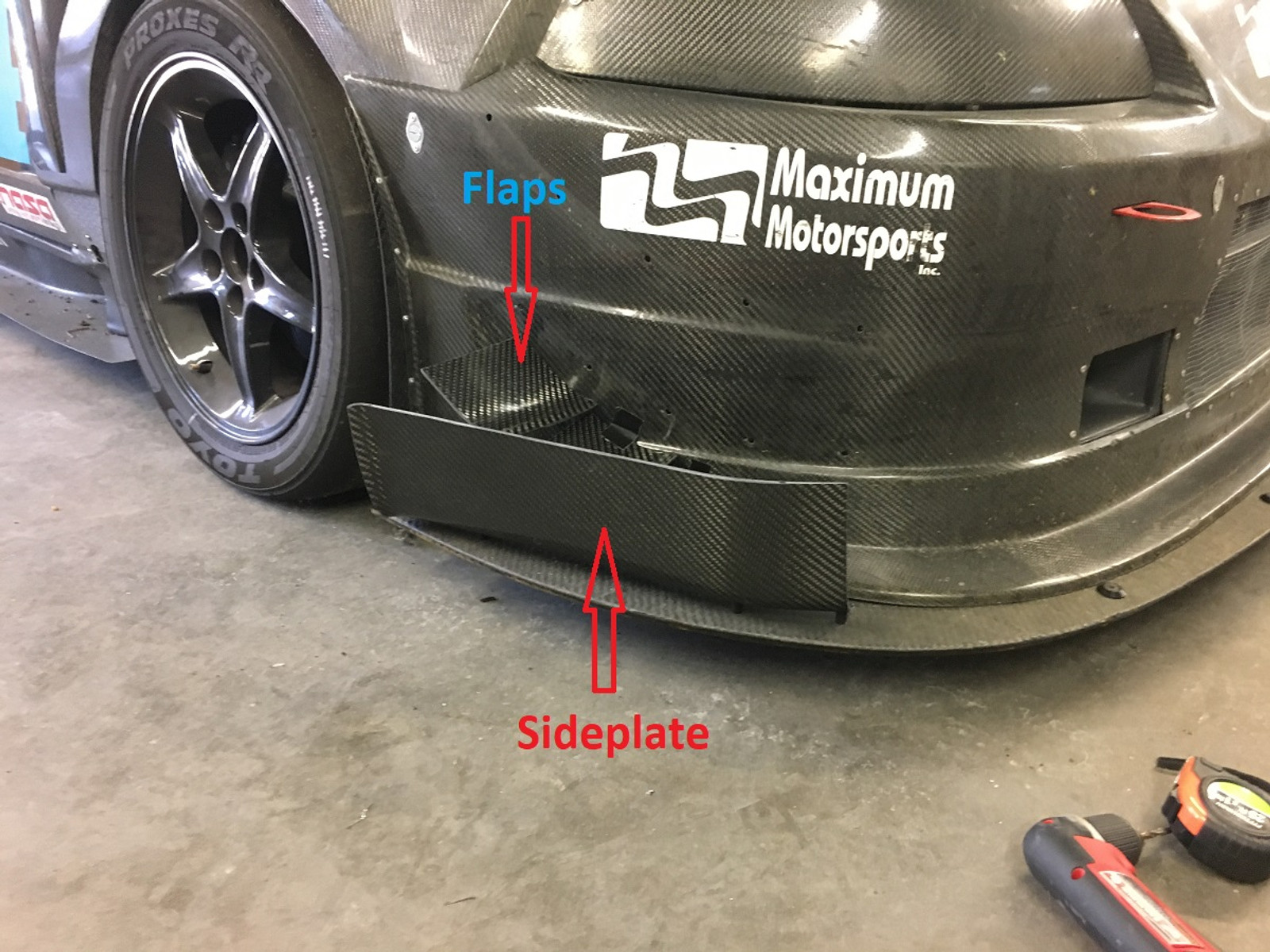 High Downforce Splitter Side Plates