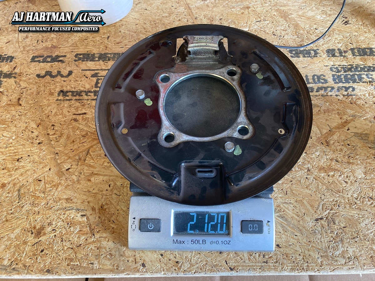 GT350 EBrake Delete Spacers AJ Hartman Aero