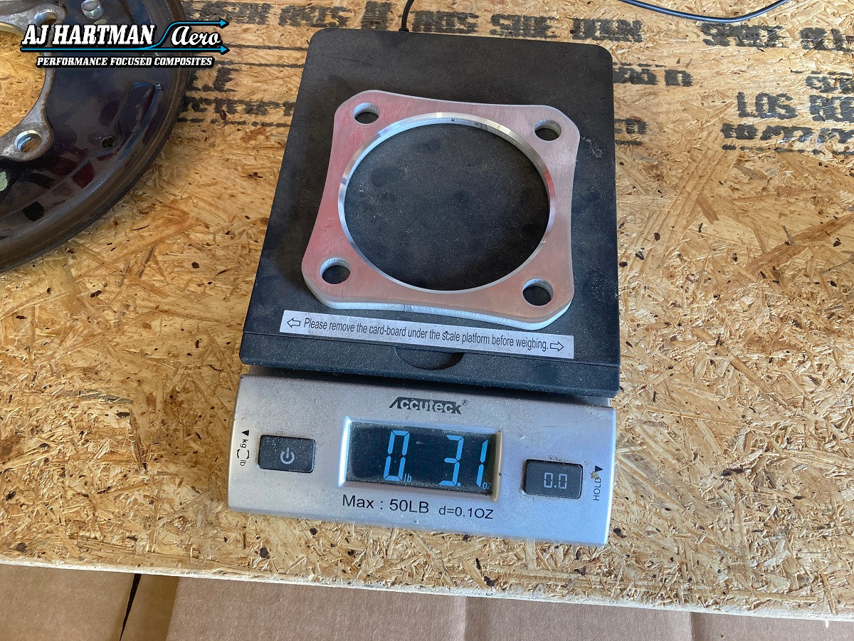 GT350 EBrake Delete Spacers AJ Hartman Aero