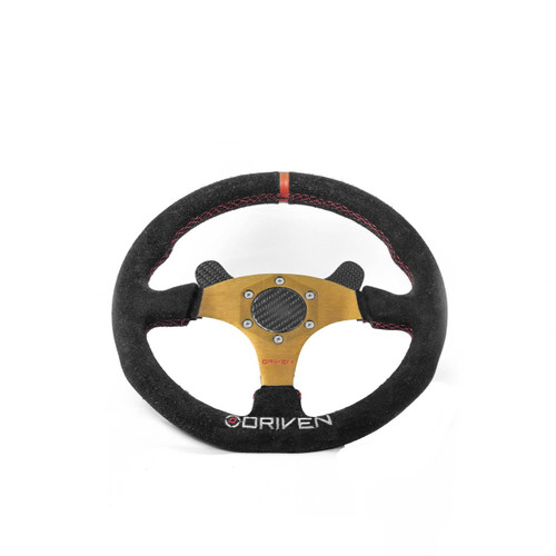 Steering Wheel w/ 2 Button Switch Plate and Carbon Cap