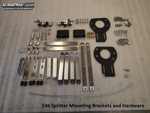 E46 Quick Release Splitter Mounting Hardware/Brackets Kit