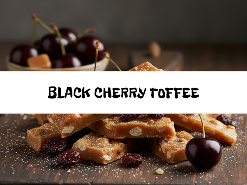 Black Cherry Toffee, Bath Gelee, Body Wash, Whipped Soap, Glycerin Soap, Foaming Body Scrub, Sugar Scrub, Aloe Vera Gel, Body Oil, Goat Milk Lotion, Body Butter, Lotion Bar, Natural Vegetable Protein Deodorant, Body Powder, Conditioning Shampoo, Cream Shampoo, Conditioner, Hair Mask, Leave In Detangling Spray, Hair Oil, Argan Shine Serum, Argan Shine Spray, Body Mist, Perfume Oil, Perfume Spray, Solid Perfume, Beard Wash, Beard Oil, Beard Balm, Beard Butter, Shave Soap, Shave Jelly, Aftershave, Room Spray, Linen Spray, Wax Melts, Pet Shampoo, Pet Perfume