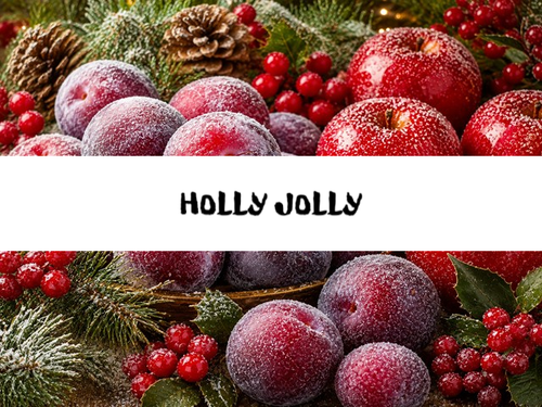 Holly Jolly, Bath Gelee, Body Wash, Whipped Soap, Glycerin Soap, Foaming Body Scrub, Sugar Scrub, Aloe Vera Gel, Body Oil, Goat Milk Lotion, Body Butter, Lotion Bar, Natural Vegetable Protein Deodorant, Body Powder, Conditioning Shampoo, Cream Shampoo, Conditioner, Hair Mask, Leave In Detangling Spray, Hair Oil, Argan Shine Serum, Argan Shine Spray, Body Mist, Perfume Oil, Perfume Spray, Solid Perfume, Beard Wash, Beard Oil, Beard Balm, Beard Butter, Shave Soap, Shave Jelly, Aftershave, Room Spray, Linen Spray, Wax Melts, Pet Shampoo, Pet Perfume