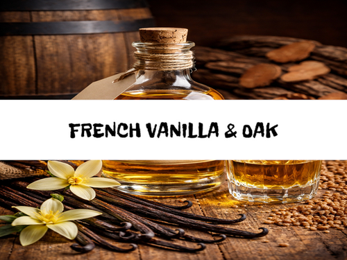 French Vanilla & Oak, Bath Gelee, Body Wash, Whipped Soap, Glycerin Soap, Foaming Body Scrub, Sugar Scrub, Aloe Vera Gel, Body Oil, Goat Milk Lotion, Body Butter, Lotion Bar, Natural Vegetable Protein Deodorant, Body Powder, Conditioning Shampoo, Cream Shampoo, Conditioner, Hair Mask, Leave In Detangling Spray, Hair Oil, Argan Shine Serum, Argan Shine Spray, Body Mist, Perfume Oil, Perfume Spray, Solid Perfume, Beard Wash, Beard Oil, Beard Balm, Beard Butter, Shave Soap, Shave Jelly, Aftershave, Room Spray, Linen Spray, Wax Melts, Pet Shampoo, Pet Perfume