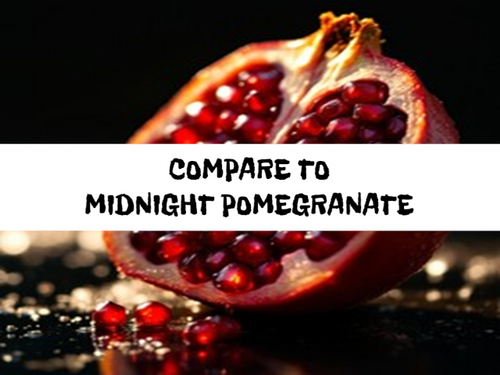 Passionate Pomegranate, Bath Gelee, Body Wash, Whipped Soap, Glycerin Soap, Foaming Body Scrub, Sugar Scrub, Aloe Vera Gel, Body Oil, Goat Milk Lotion, Body Butter, Lotion Bar, Natural Vegetable Protein Deodorant, Body Powder, Conditioning Shampoo, Cream Shampoo, Conditioner, Hair Mask, Leave In Detangling Spray, Hair Oil, Argan Shine Serum, Argan Shine Spray, Body Mist, Perfume Oil, Perfume Spray, Solid Perfume, Beard Wash, Beard Oil, Beard Balm, Beard Butter, Shave Soap, Shave Jelly, Aftershave, Room Spray, Linen Spray, Wax Melts, Pet Shampoo, Pet Perfume