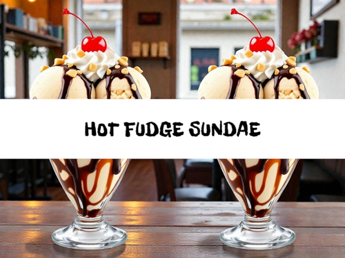 Hot Fudge Sundae - CakeAndBarrel