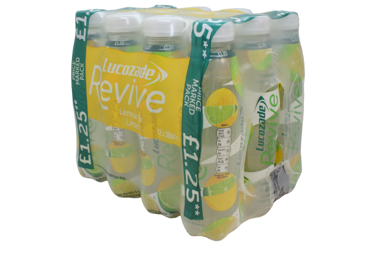 Case of Lucozade Revive Lemon & Lime 12 x 380ml