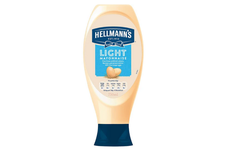Hellmann's Light Mayonnaise 750ml (Damaged/No Lid Seal Intact)