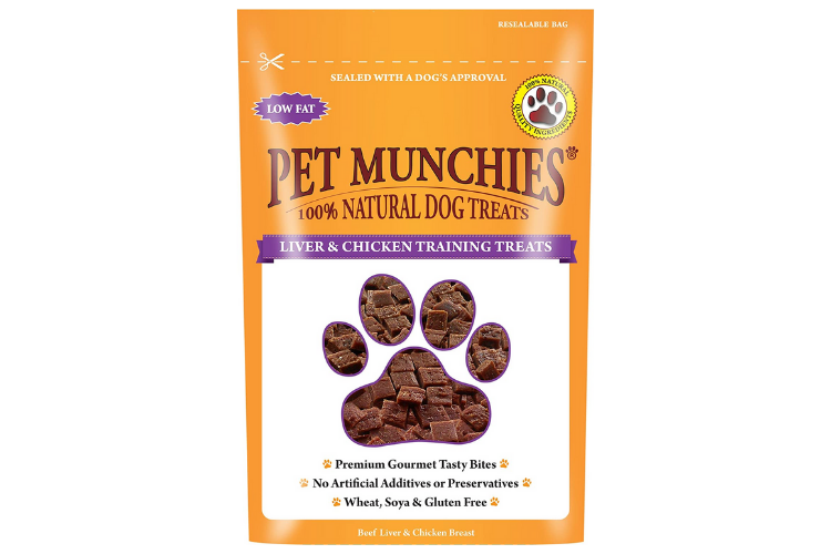 Pet Munchies Natural Dog Treats Liver & Chicken Training Treats 150g