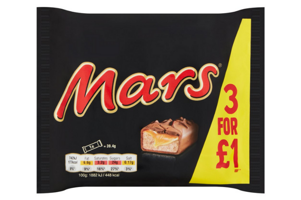 Mars Chocolate Bars Multipack 3 x 39.4g