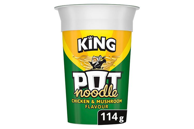 King Pot Noodle Chicken & Mushroom 114g