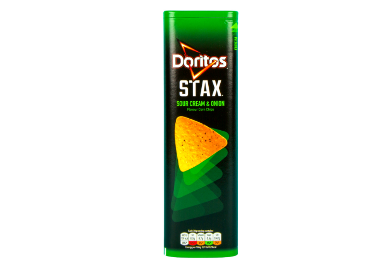 Doritos Stax Sour Cream & Onion Flavour Corn Chips 170g