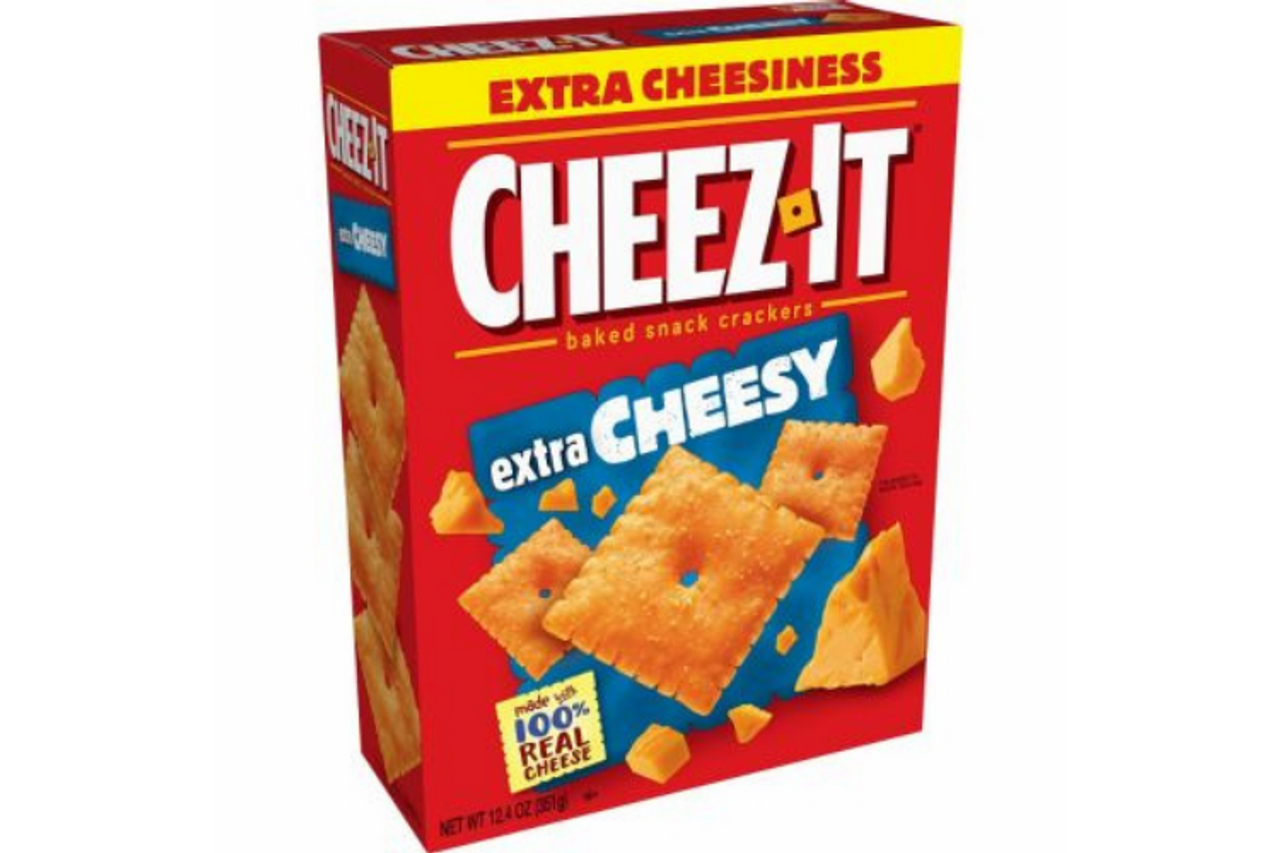 CheezIt Extra Cheesy Baked Snack Crackers 351g