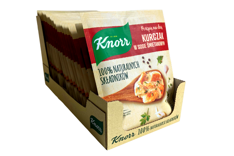 Box of Knorr Chicken in Cream Sauce Packet Sauces 21 x 47g (Foreign