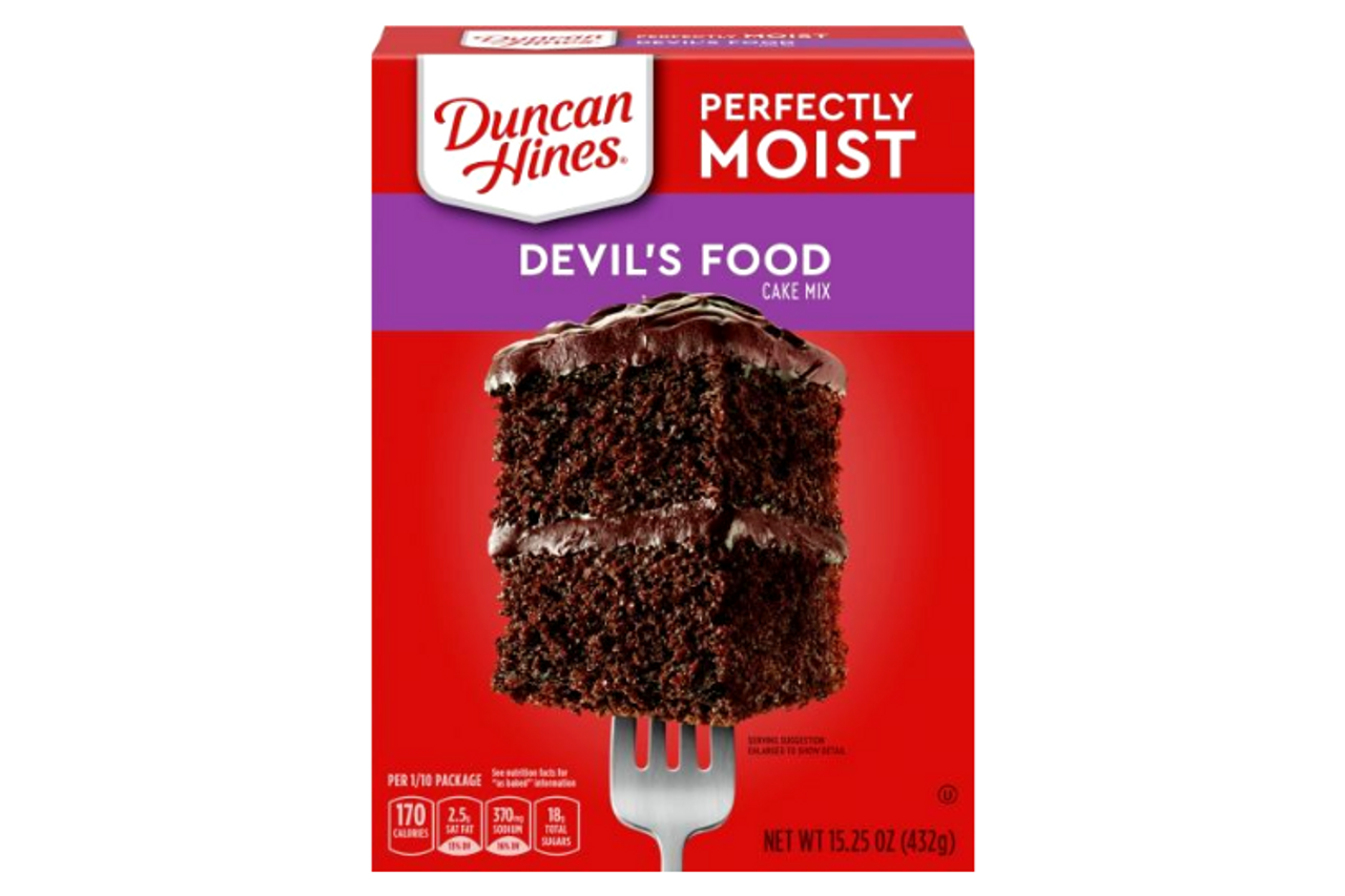 Duncan Hines Perfectly Moist Devil's Food Cake Mix 432g Best