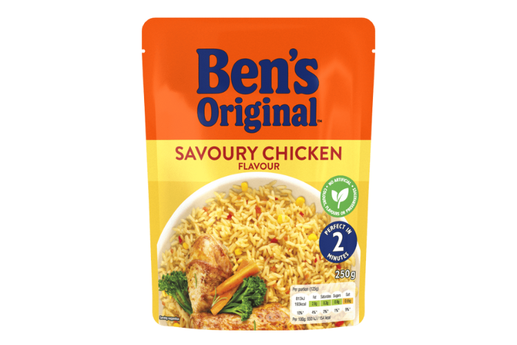 Ben's Original Savoury Chicken Flavour Rice 250g Best Before it's