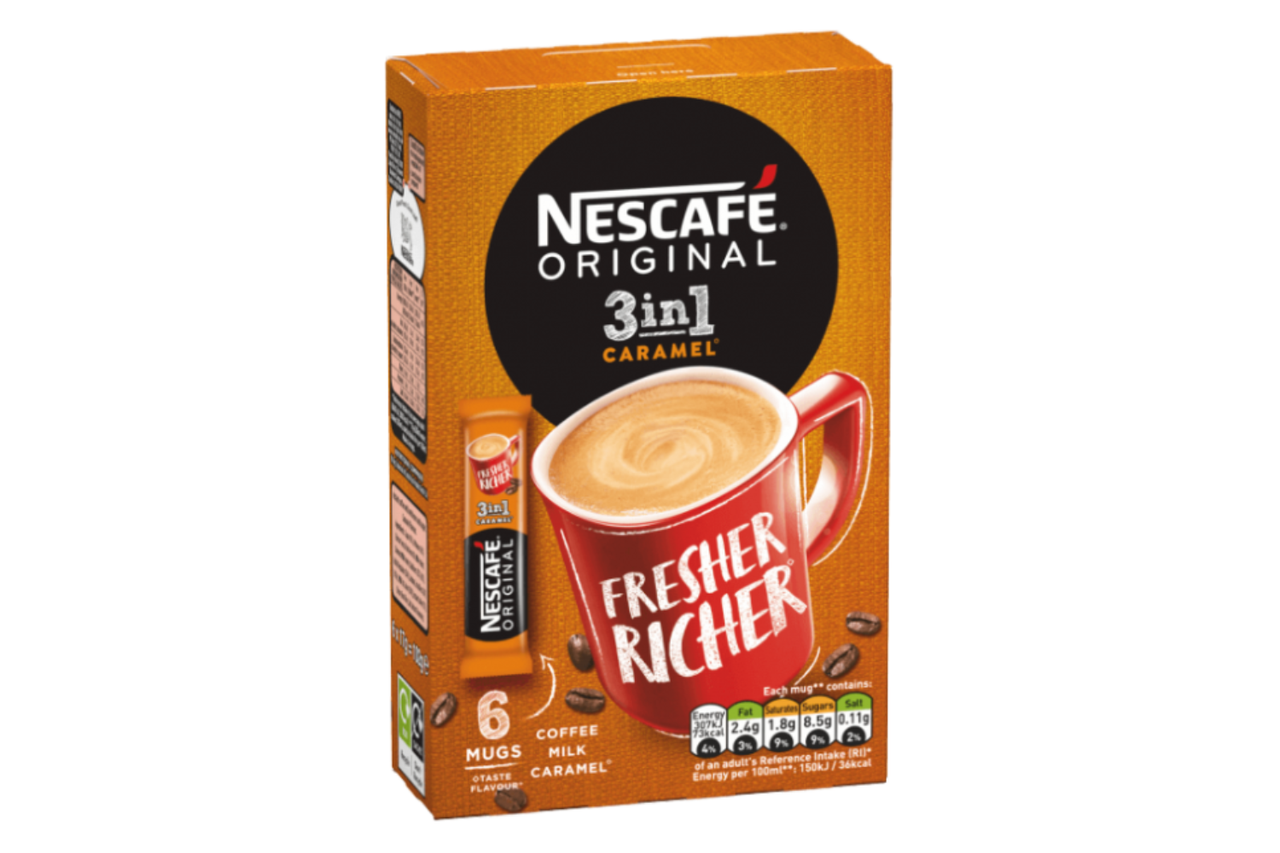 nescafe caramel 3 in 1