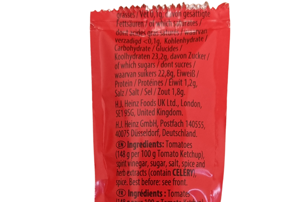 Heinz - Burger King - Tomato Ketchup - 600 x 20g - Best Before it's ...
