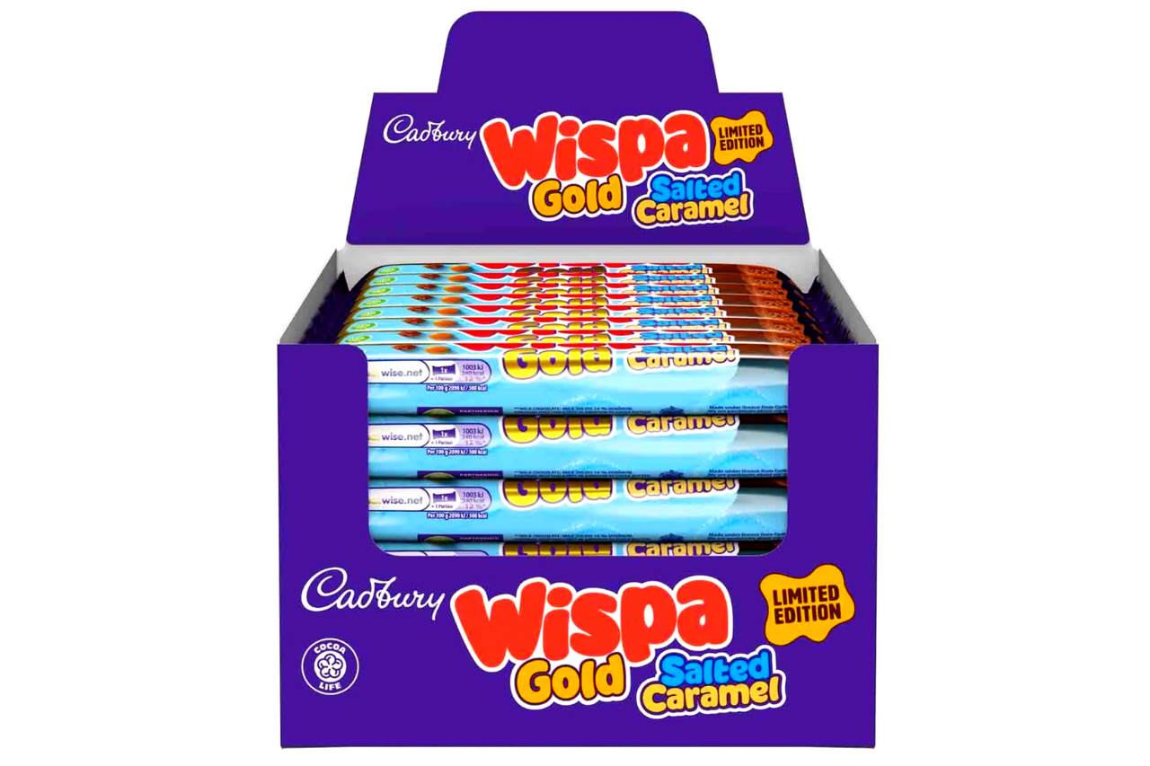 Cadbury Wispa Gold Chocolate Bar (48g x 48)