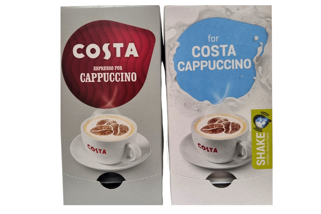 Tassimo Costa Cappuccino Coffee Pods x No Outer Packaging (In a Bag)