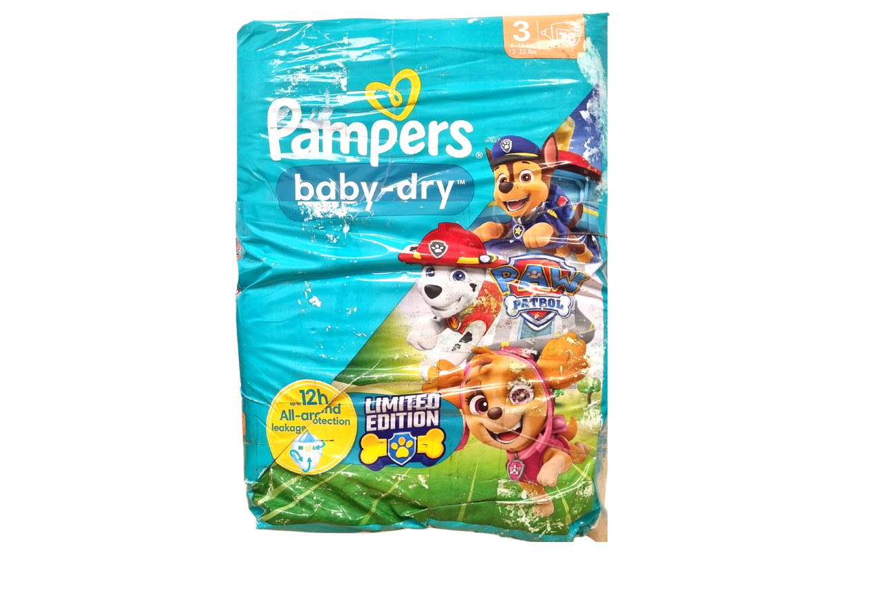 Pampers - Paw Patrol - Baby-Dry Nappy - Size 3 - 78 Nappies (Damaged  Packaging) - Best Before it's Gone Ltd