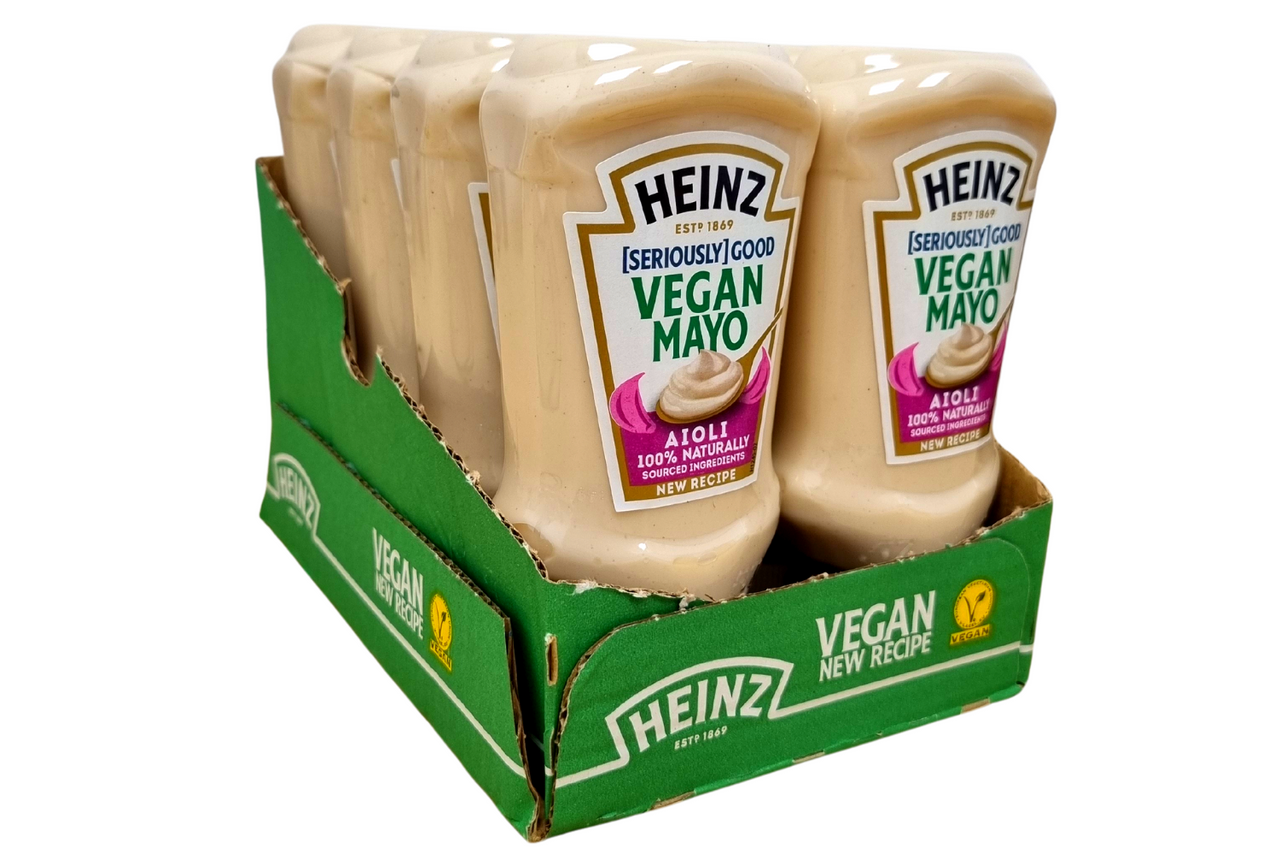 Box of Heinz - (Seriously) Good Vegan Mayo - Aioli - 8 x 220ml