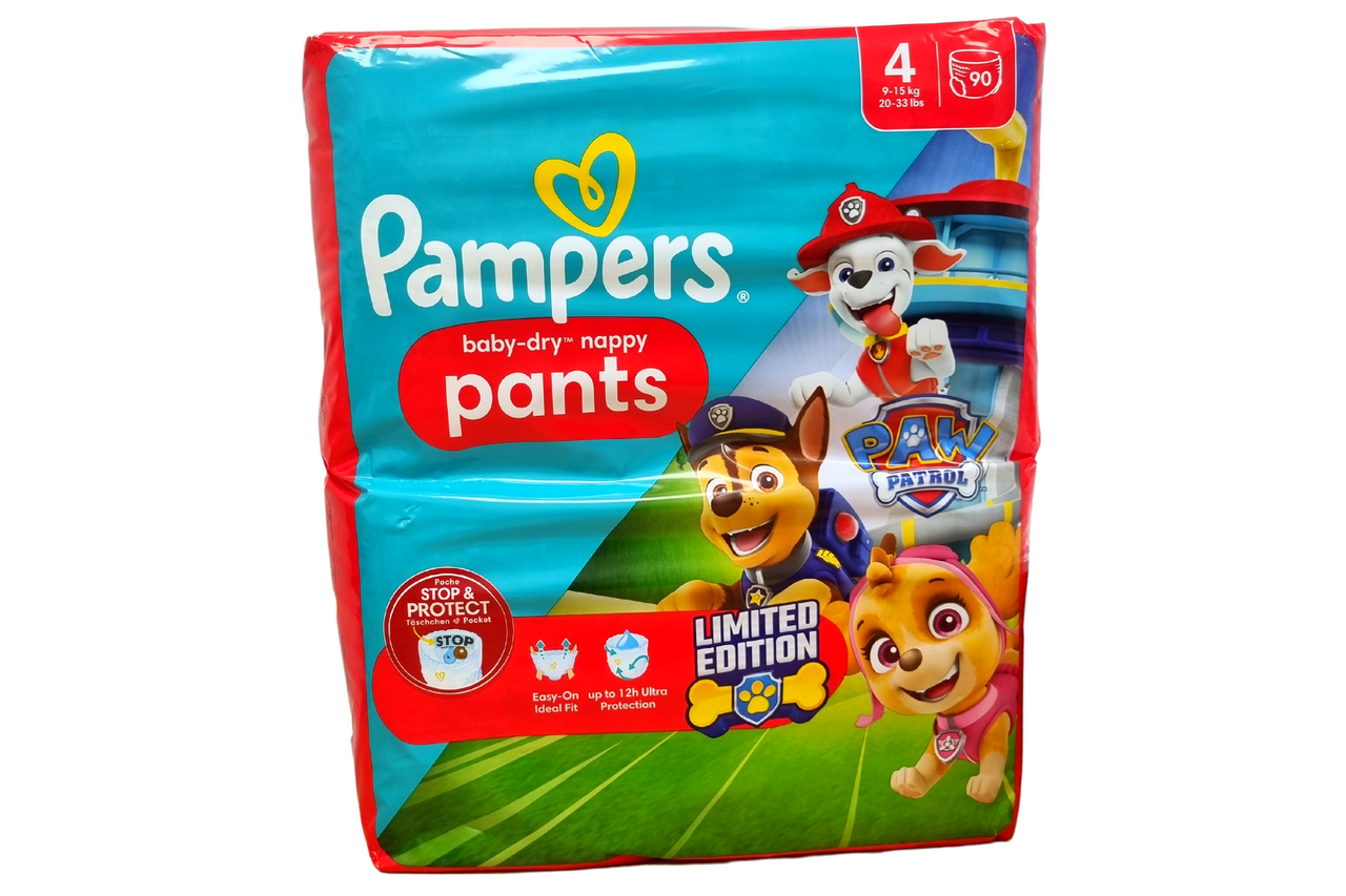 Pampers Baby Dry Nappy Pants Size 4 1 x 72 - Smudge & Dribble