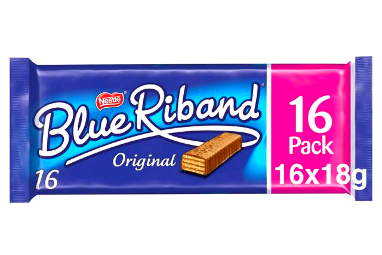 Nestle - Blue Riband - Chocolate Wafer Biscuit - 16 x 18g - Best Before ...