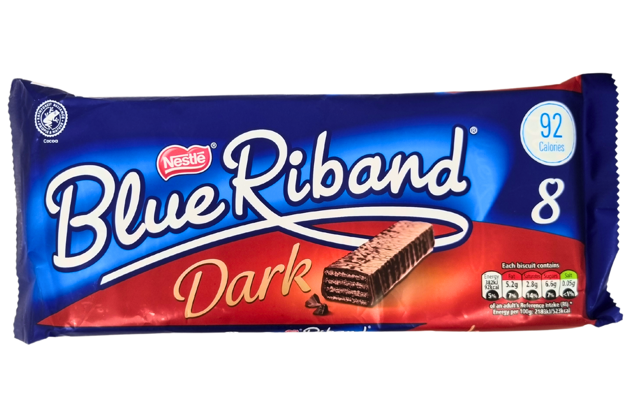 Nestle - Blue Riband - Dark Chocolate Covered Wafer Biscuits - 8 Pack ...